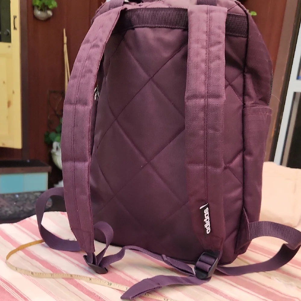 Adidas Men's/Women's Deep Purple Backpack